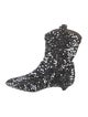 Laurence Dacade Sequins Patterned Combat Boots