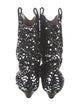 Laurence Dacade Sequins Patterned Combat Boots