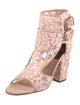 Laurence Dacade Lace Embroidered Accent Gladiator Sandals