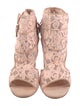 Laurence Dacade Lace Embroidered Accent Gladiator Sandals