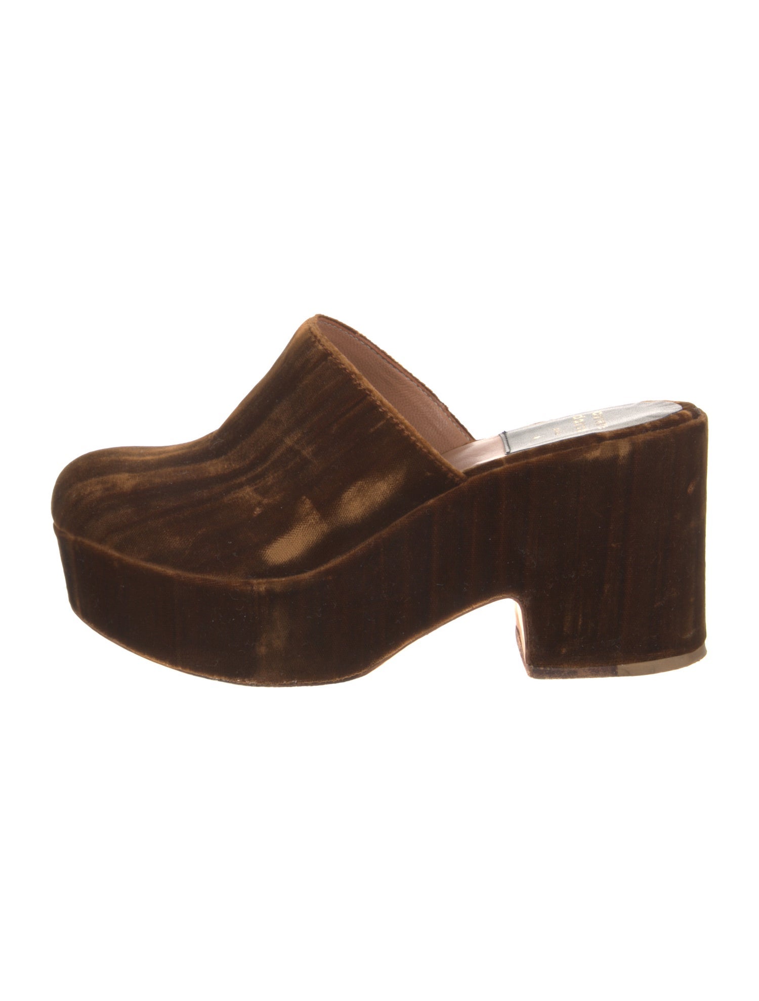 Laurence Dacade Velvet Mules