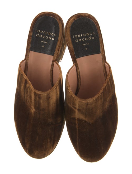 Laurence Dacade Velvet Mules