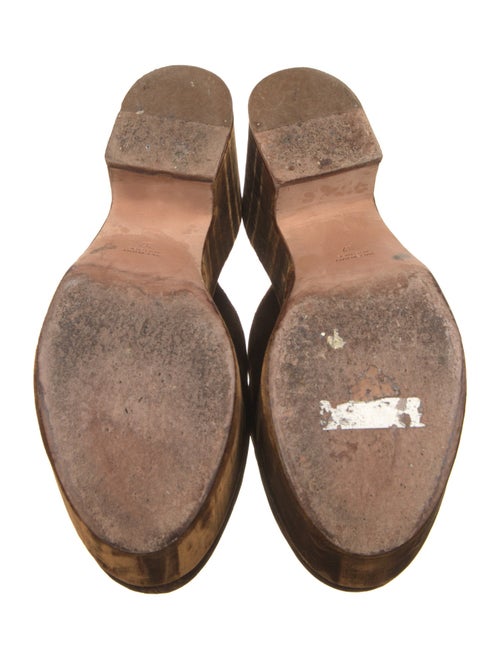 Laurence Dacade Velvet Mules