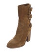 Laurence Dacade Suede Moto Boots