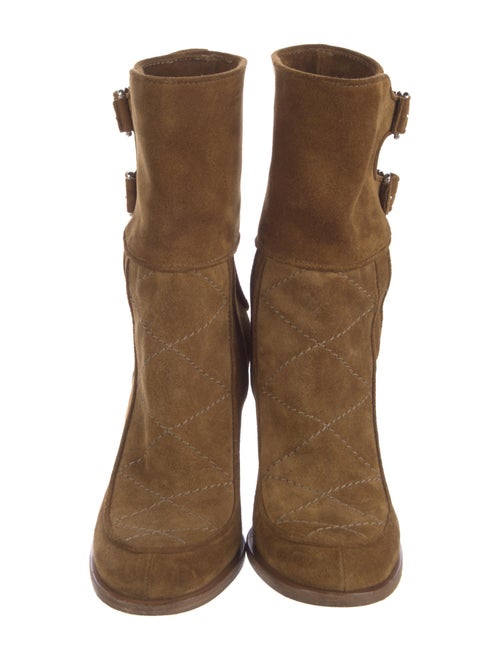 Laurence Dacade Suede Moto Boots