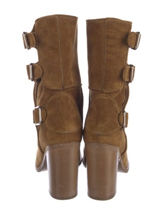 Laurence Dacade Suede Moto Boots