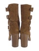 Laurence Dacade Suede Moto Boots