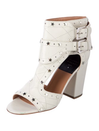 Laurence Dacade Leather Cutout Accent T-Strap Pumps