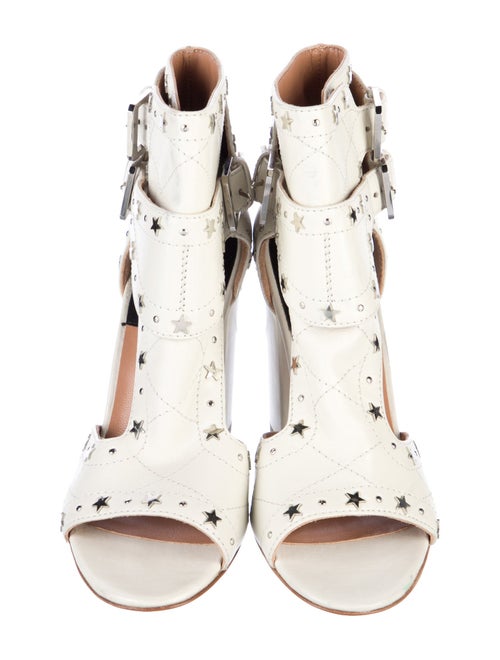 Laurence Dacade Leather Cutout Accent T-Strap Pumps