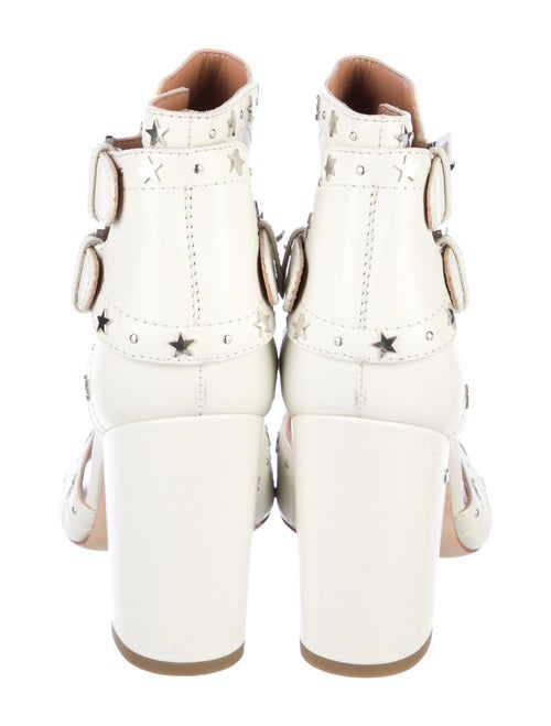 Laurence Dacade Leather Cutout Accent T-Strap Pumps