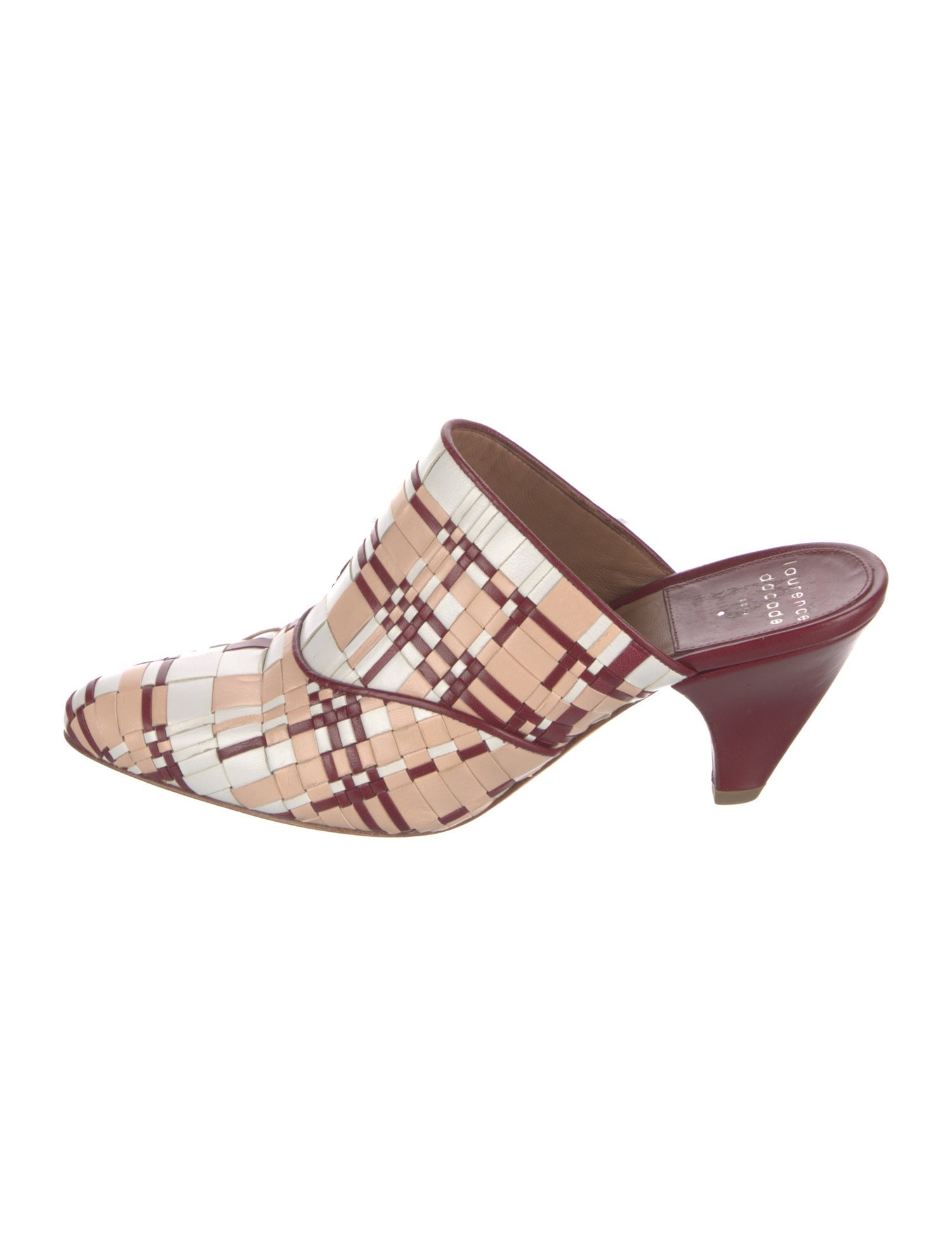Laurence Dacade Leather Printed Mules