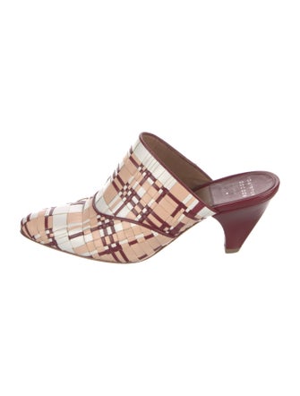 Laurence Dacade Leather Printed Mules