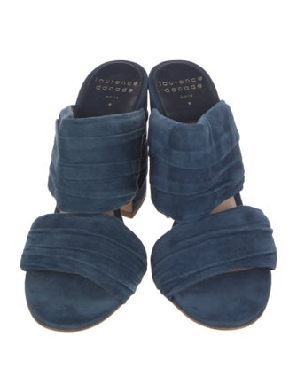 Laurence Dacade Suede Slides