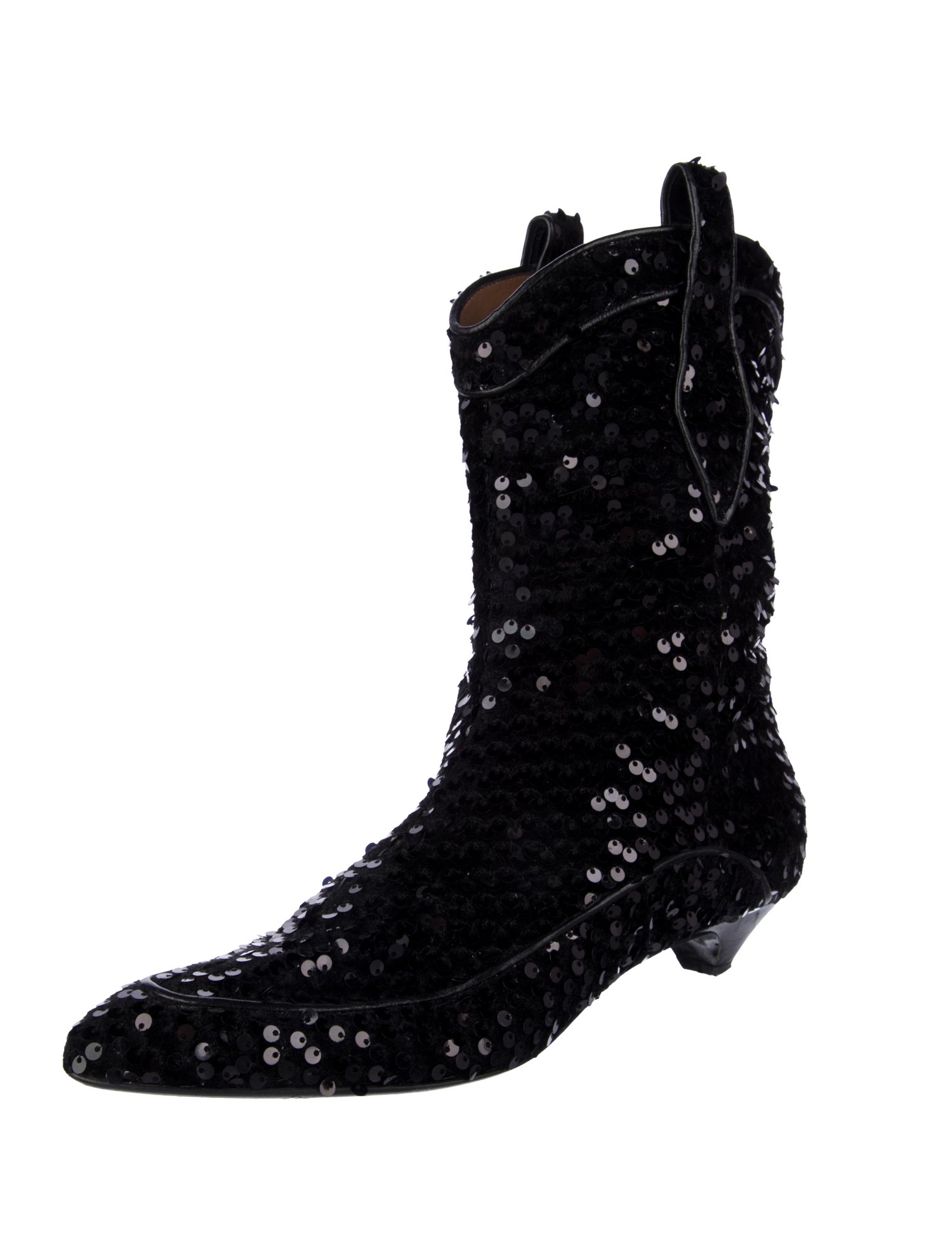 Laurence Dacade Sequins Western Boots