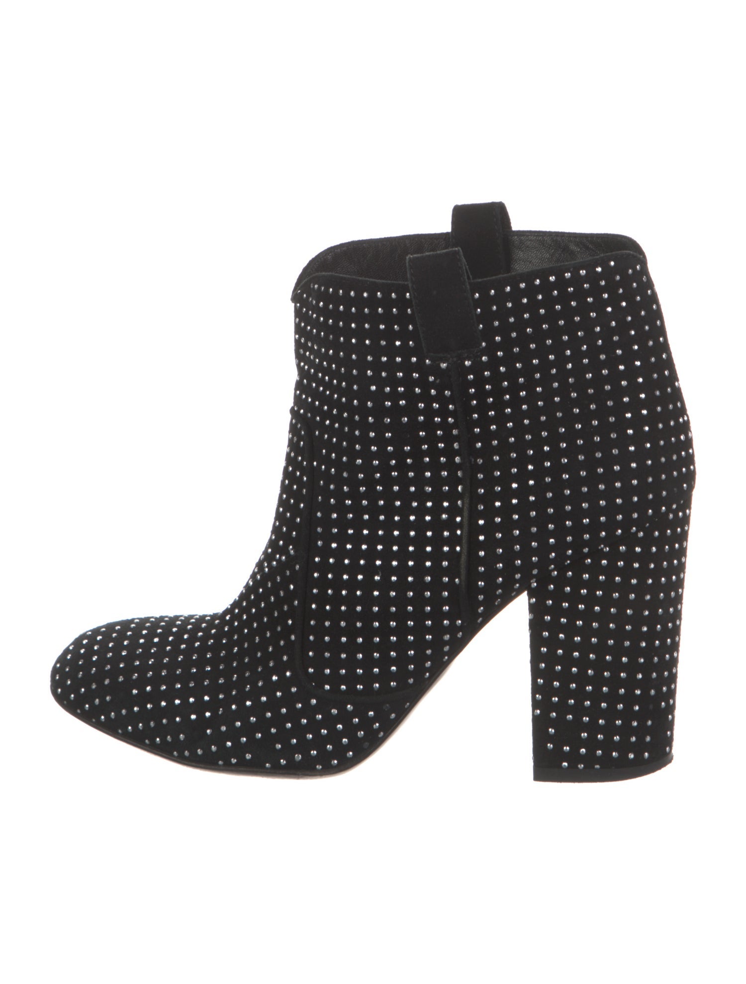 Laurence Dacade Suede Studded Accents Boots