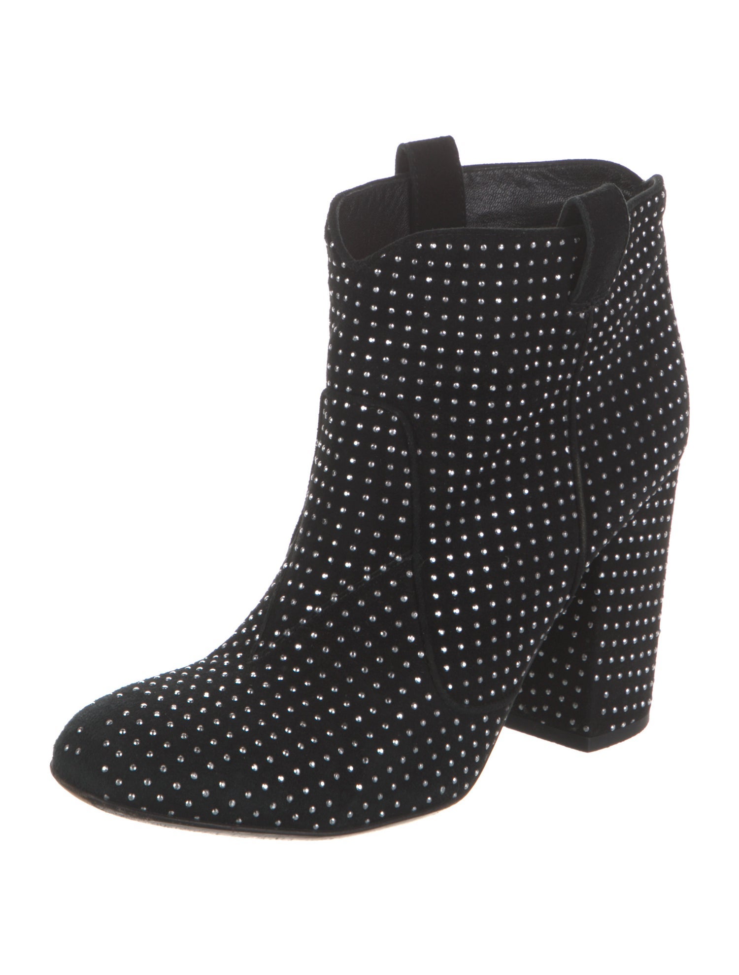 Laurence Dacade Suede Studded Accents Boots