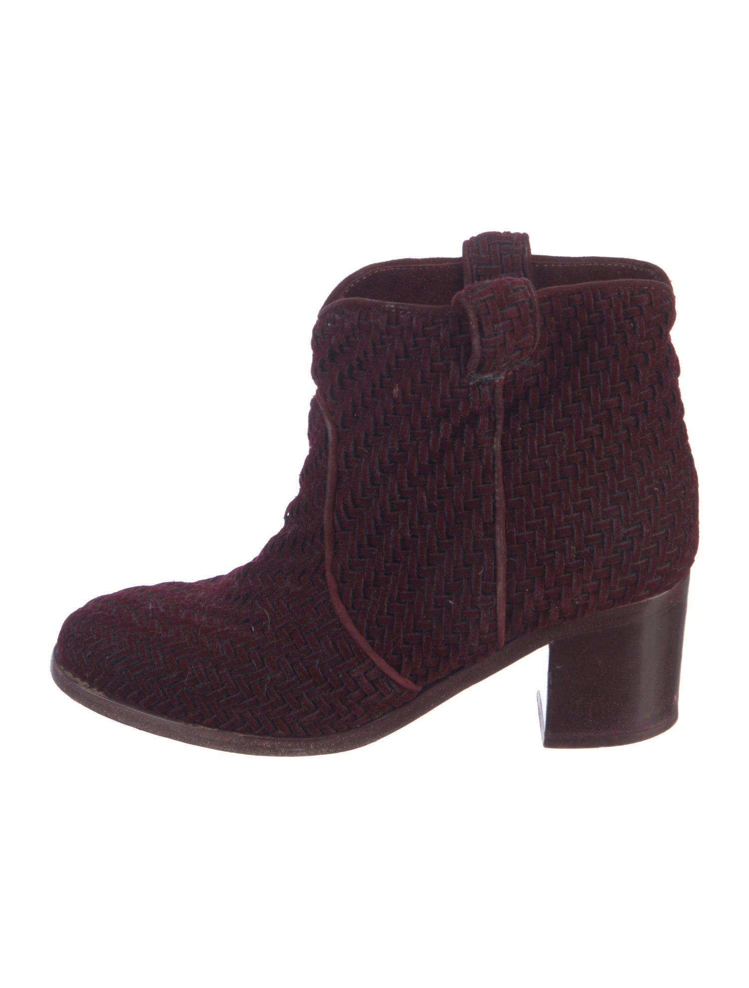 Laurence Dacade Tweed Lace-Up Boots