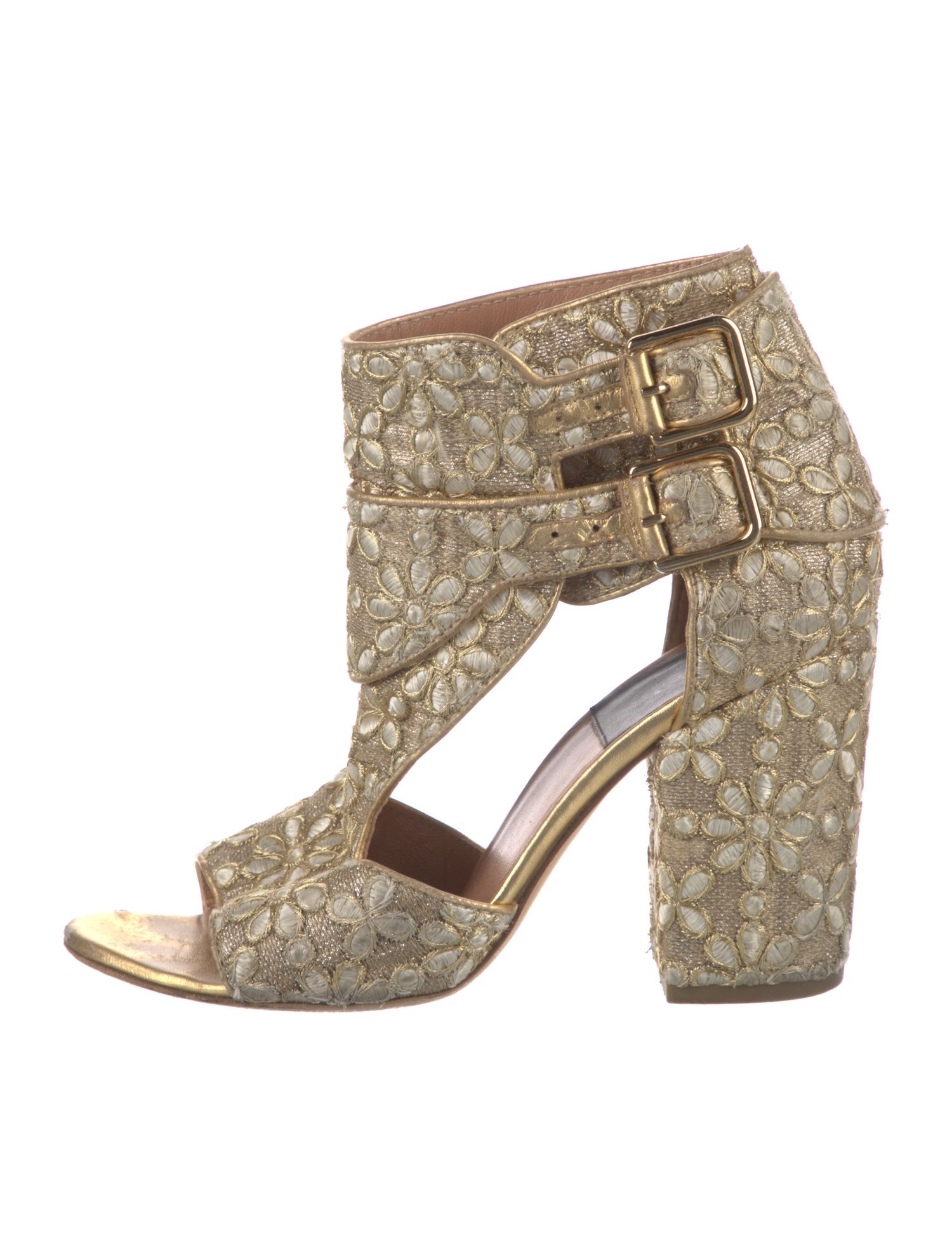 Laurence Dacade Patterned Embroidered Accent Boots