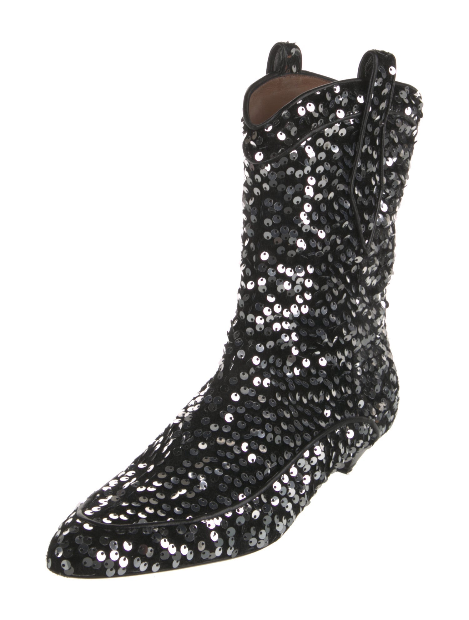 Laurence Dacade Sequins Sequin Embellishments Western Boots