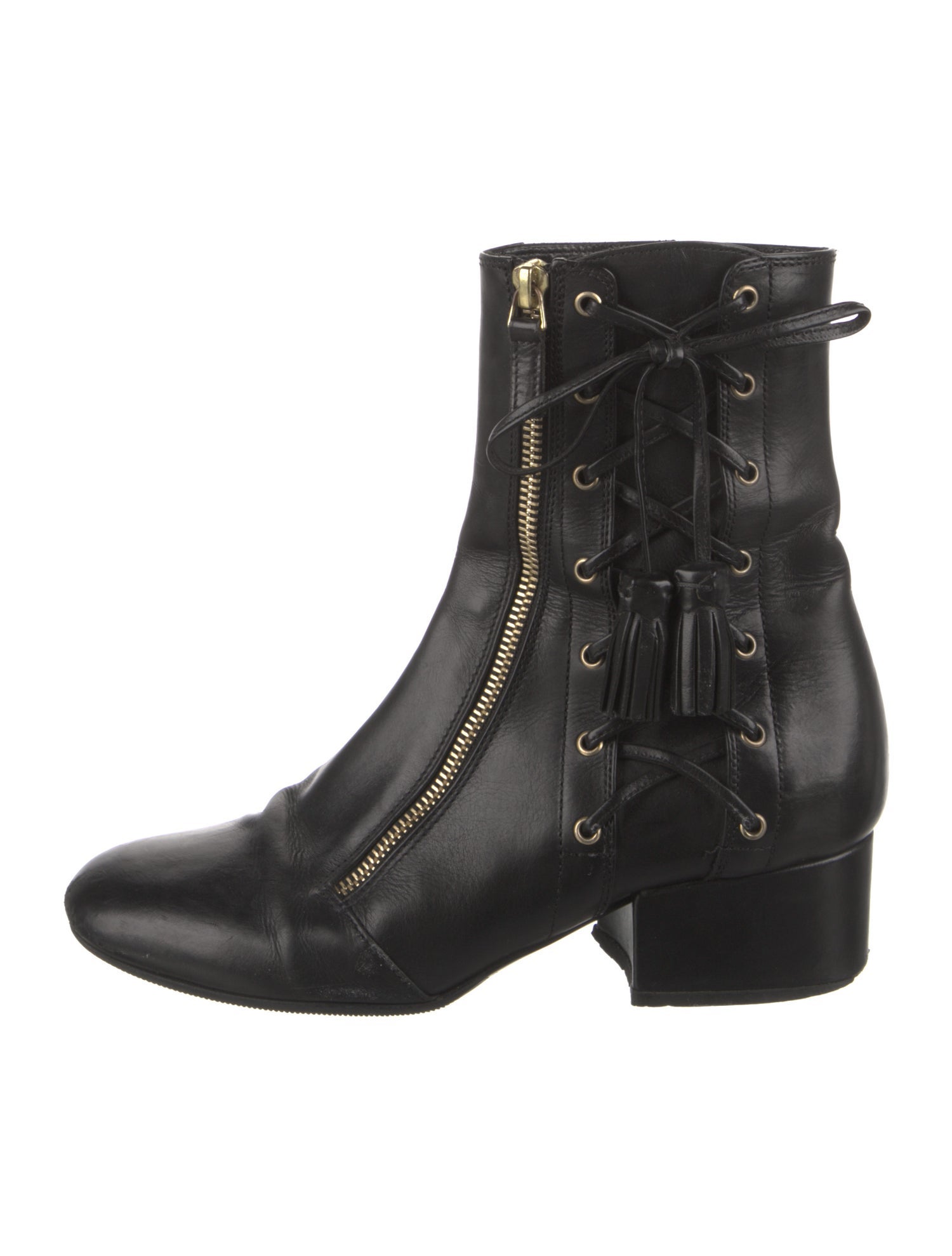Laurence Dacade Leather Tassel Accents Boots