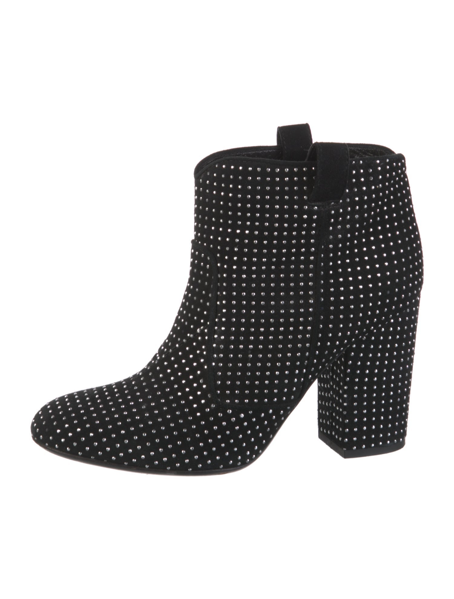 Laurence Dacade Suede Studded Accents Boots