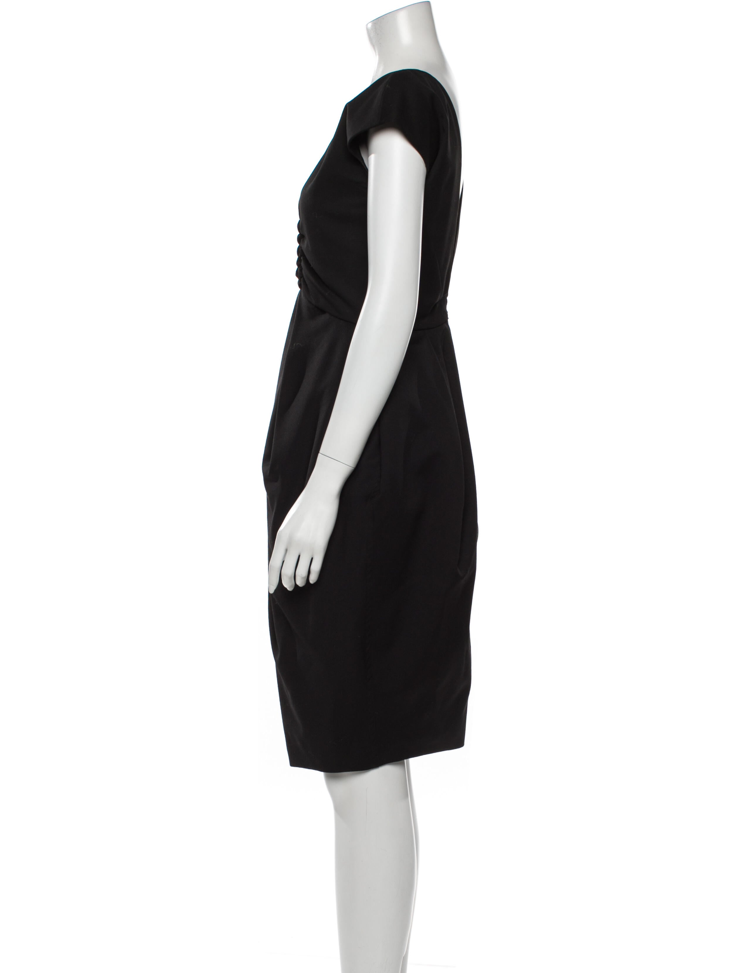 Lagerfeld Bateau Neckline Knee-Length Dress