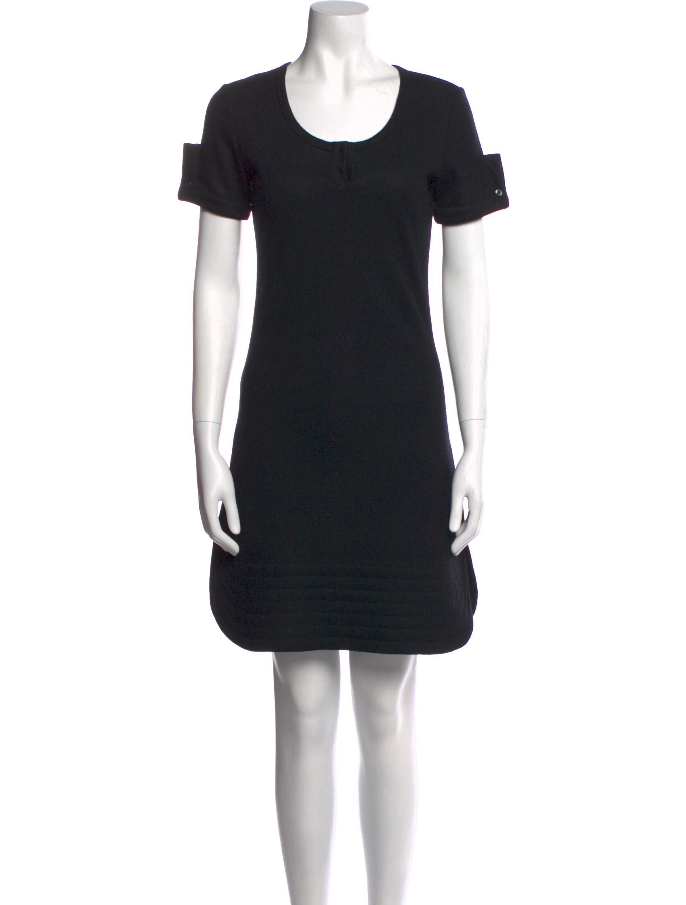 Lagerfeld Scoop Neck Mini Dress