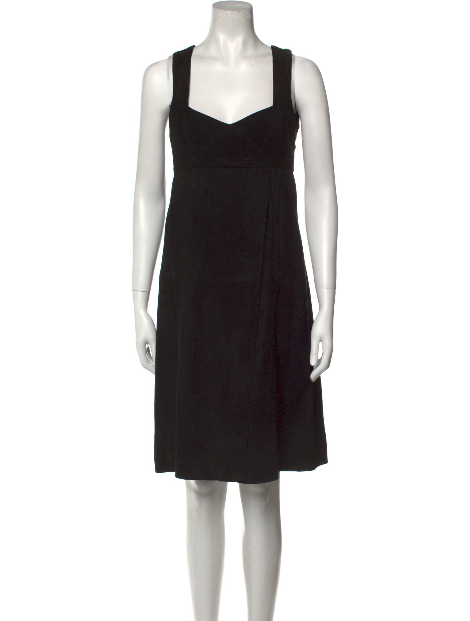 Lagerfeld Velvet Knee-Length Dress