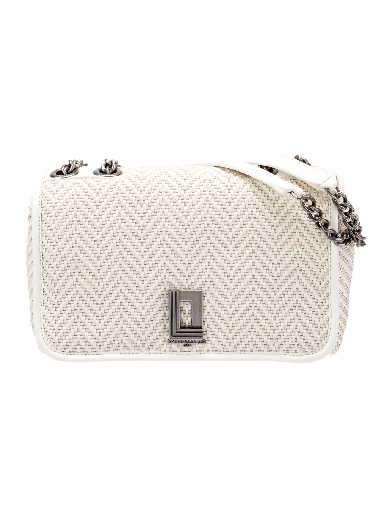 Lagerfeld Leather Shoulder Bag