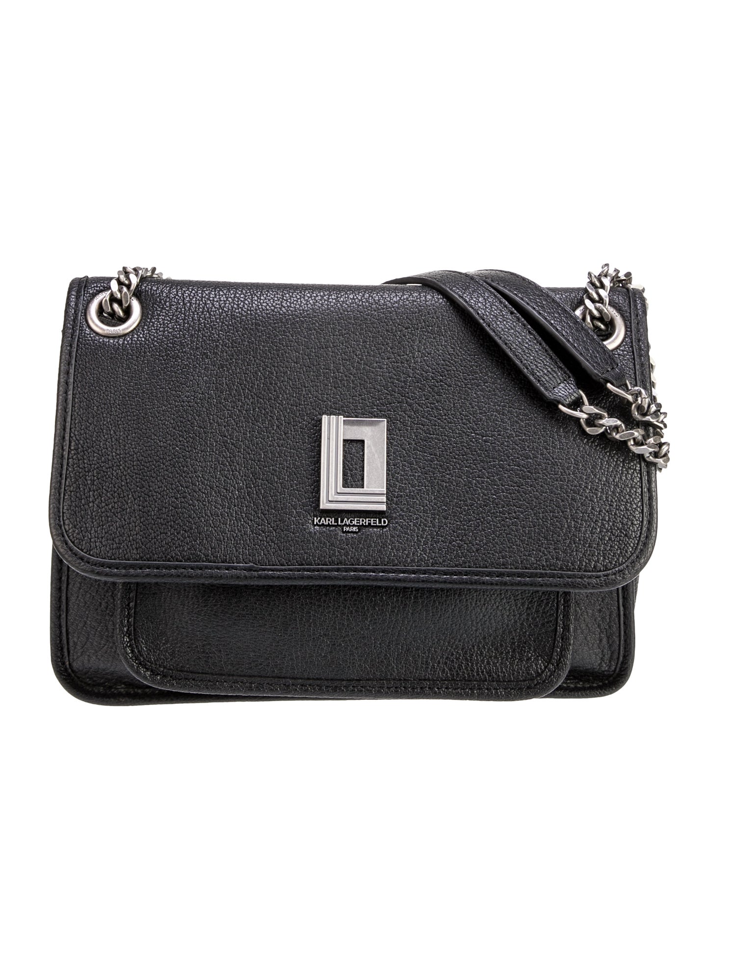 Lagerfeld Leather Shoulder Bag