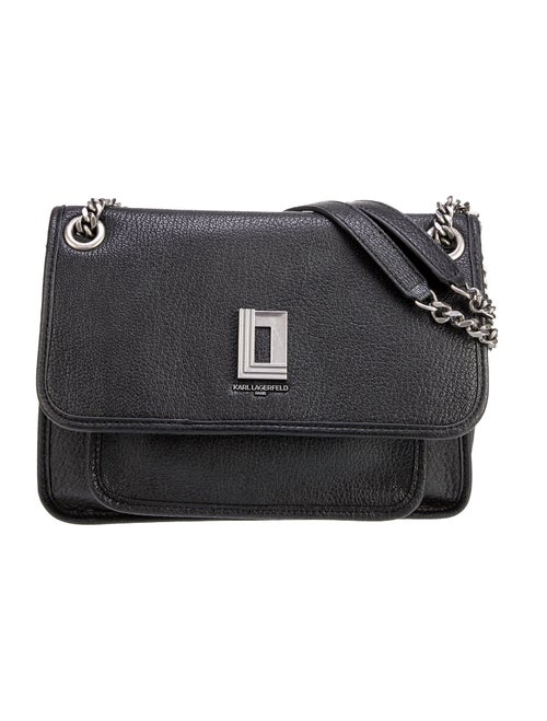 Lagerfeld Leather Shoulder Bag