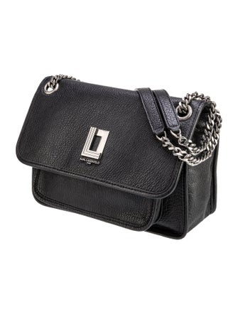 Lagerfeld Leather Shoulder Bag