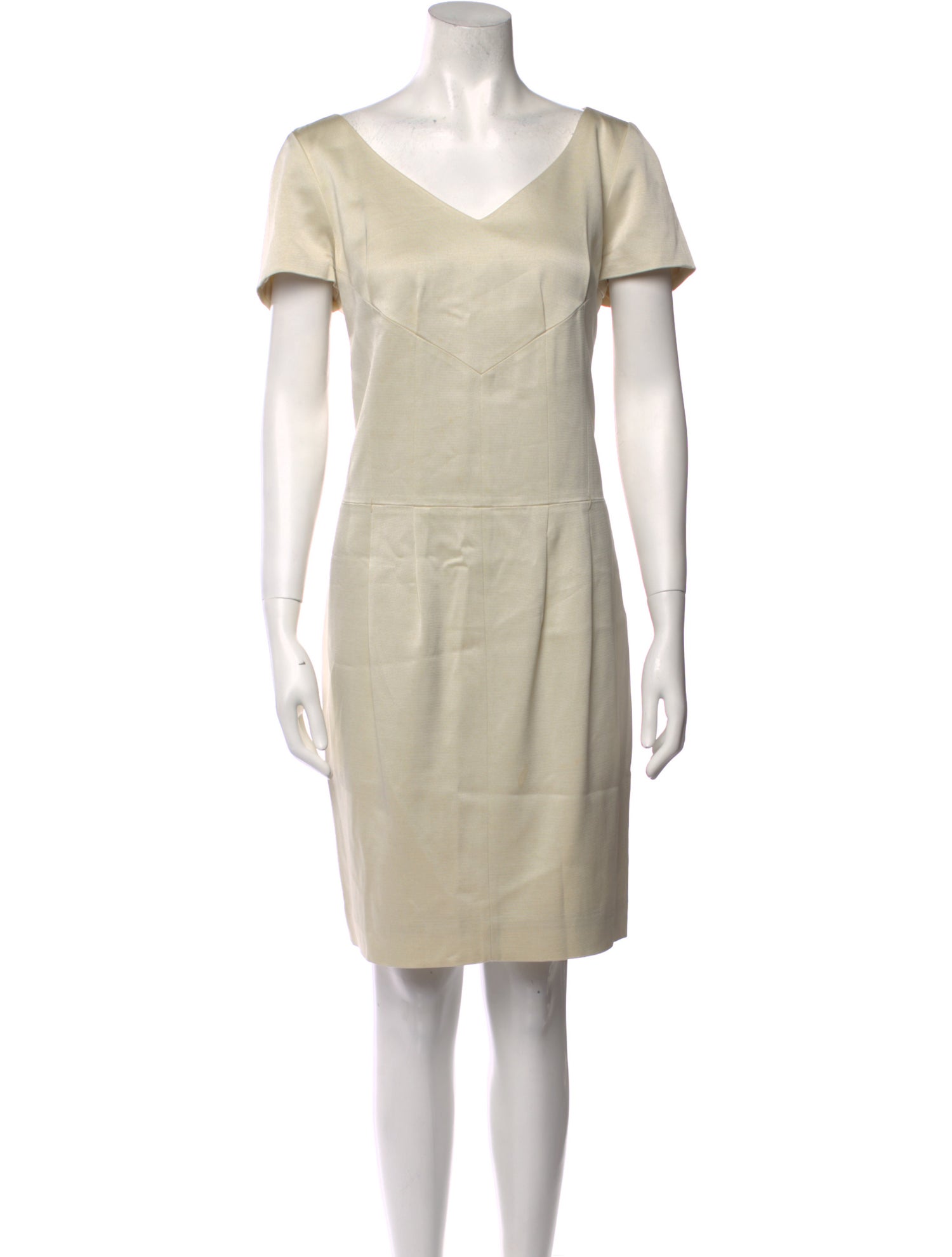 Lagerfeld V-Neck Knee-Length Dress