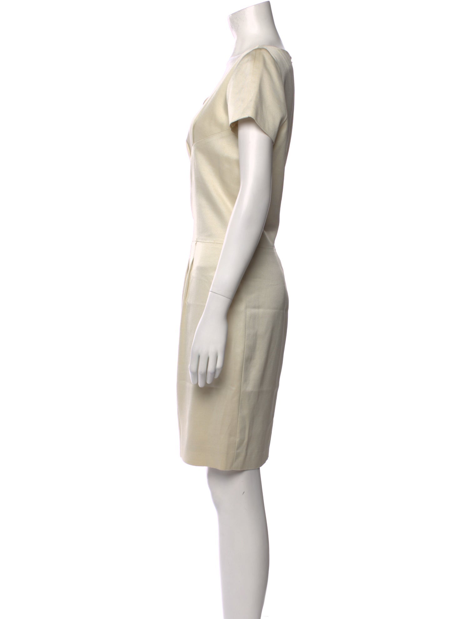 Lagerfeld V-Neck Knee-Length Dress