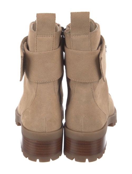 Lagerfeld Suede Combat Boots