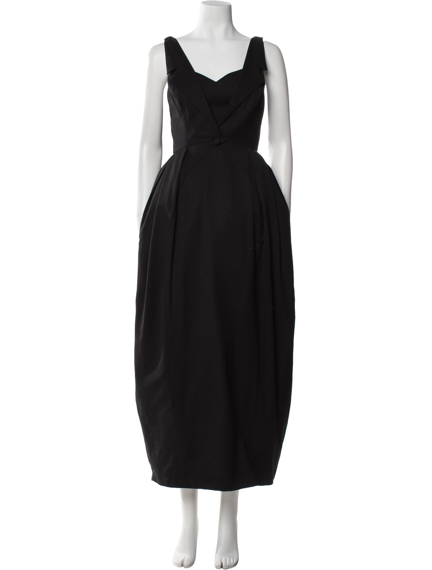 Lagerfeld V-Neck Long Dress
