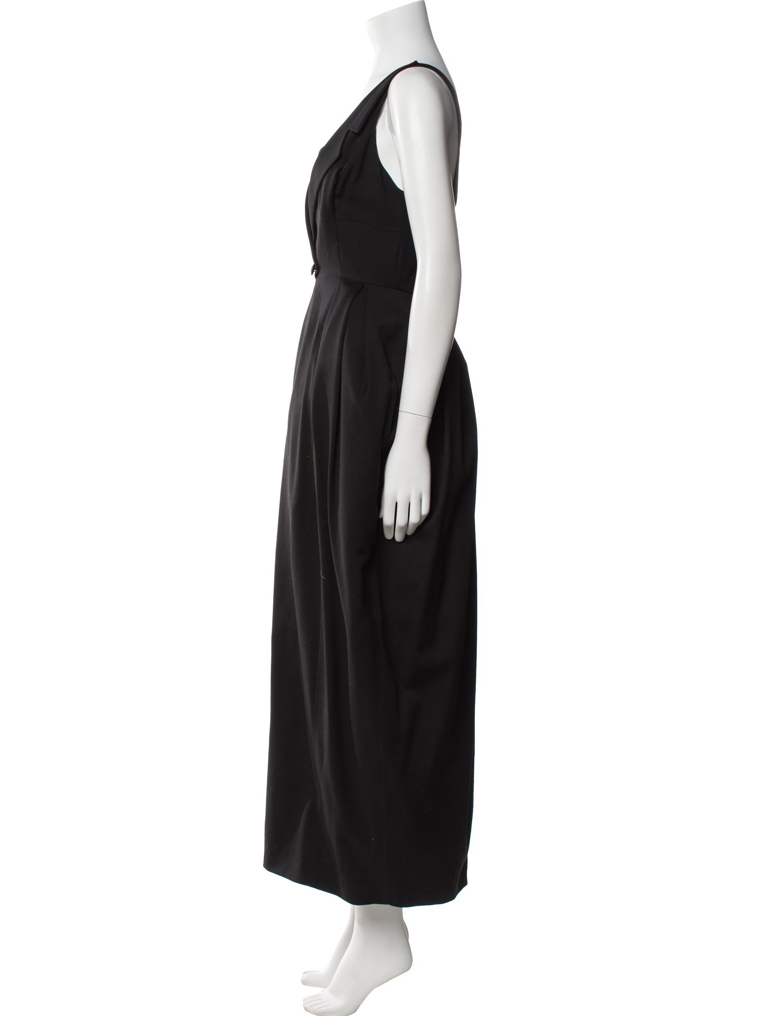 Lagerfeld V-Neck Long Dress