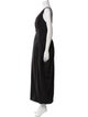 Lagerfeld V-Neck Long Dress