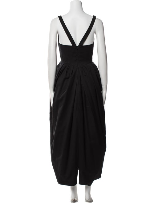Lagerfeld V-Neck Long Dress