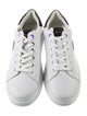 Lagerfeld Leather Embroidered Accent Sneakers