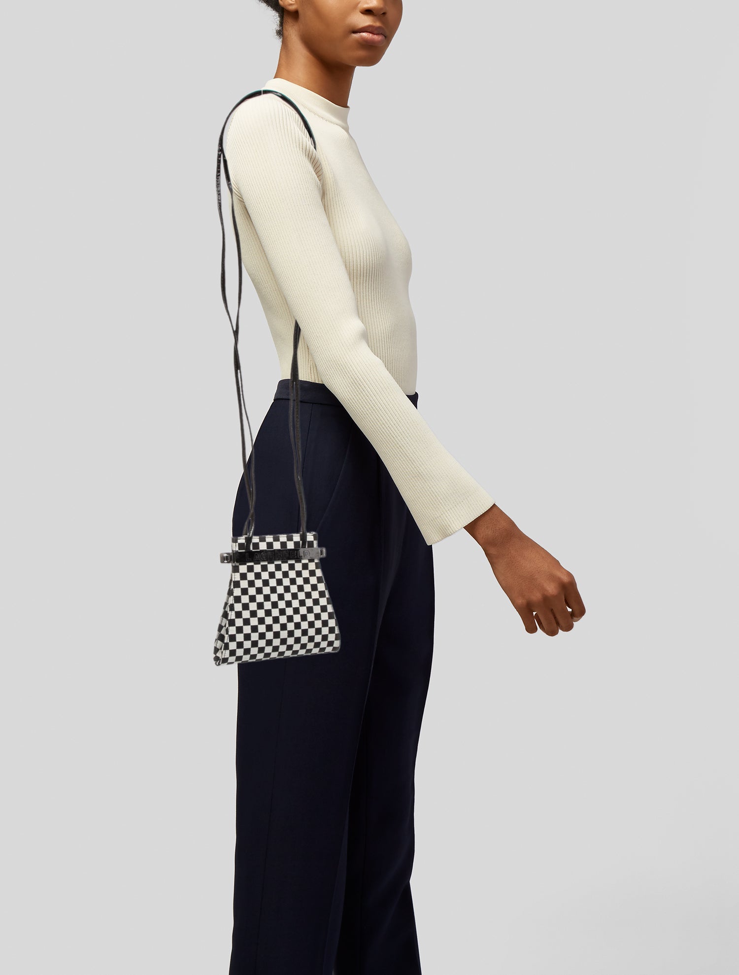 Lagerfeld Canvas Belt Bag