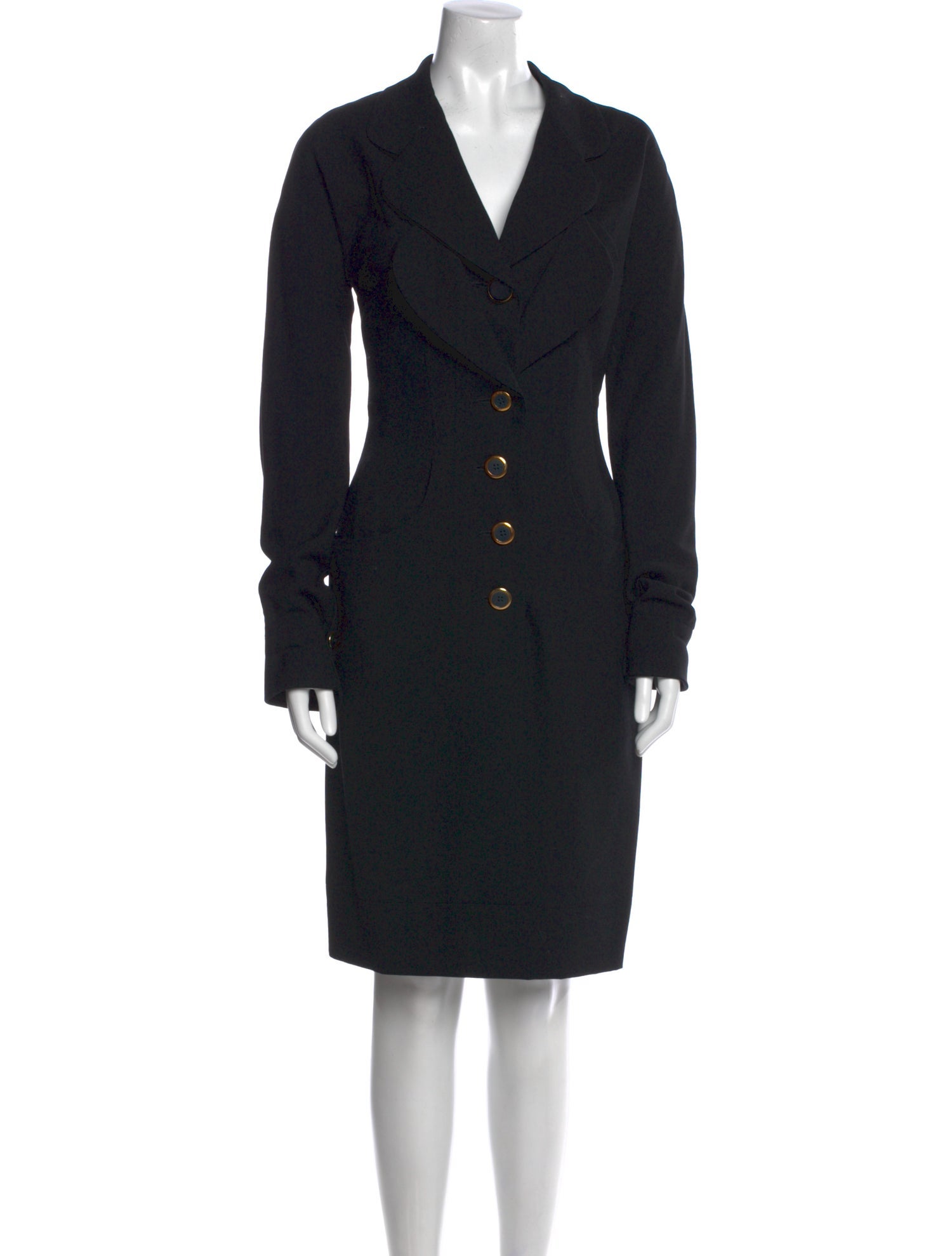 Lagerfeld Wool Midi Length Dress