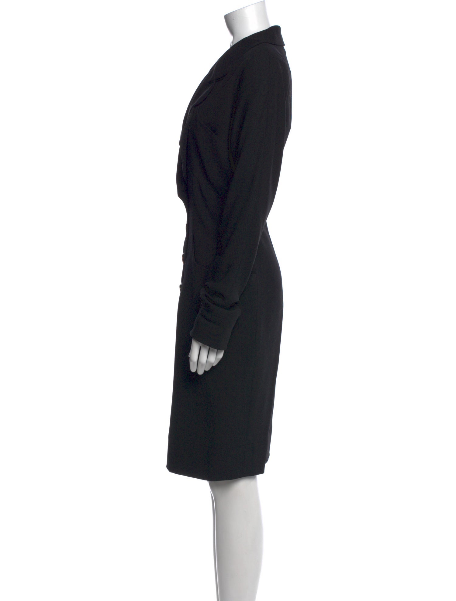Lagerfeld Wool Midi Length Dress