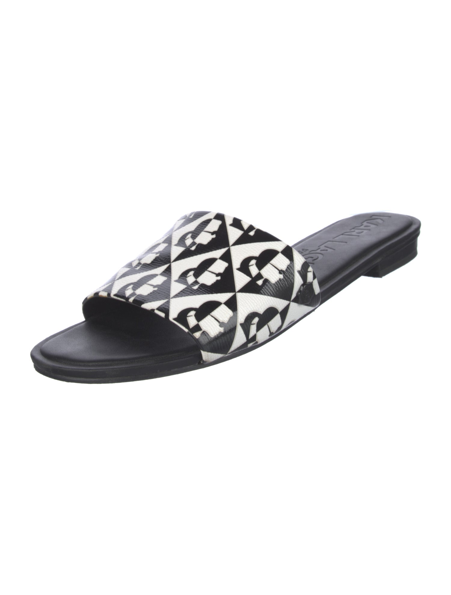 Lagerfeld Rubber Printed Slides