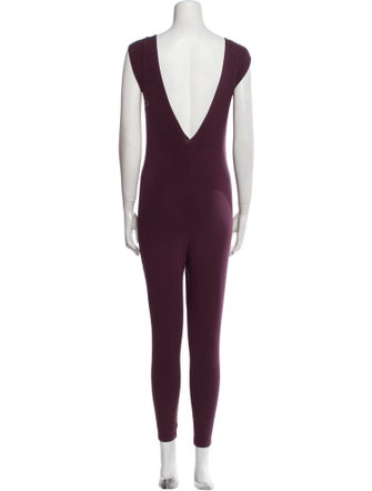 LACAUSA Square Neckline Jumpsuit