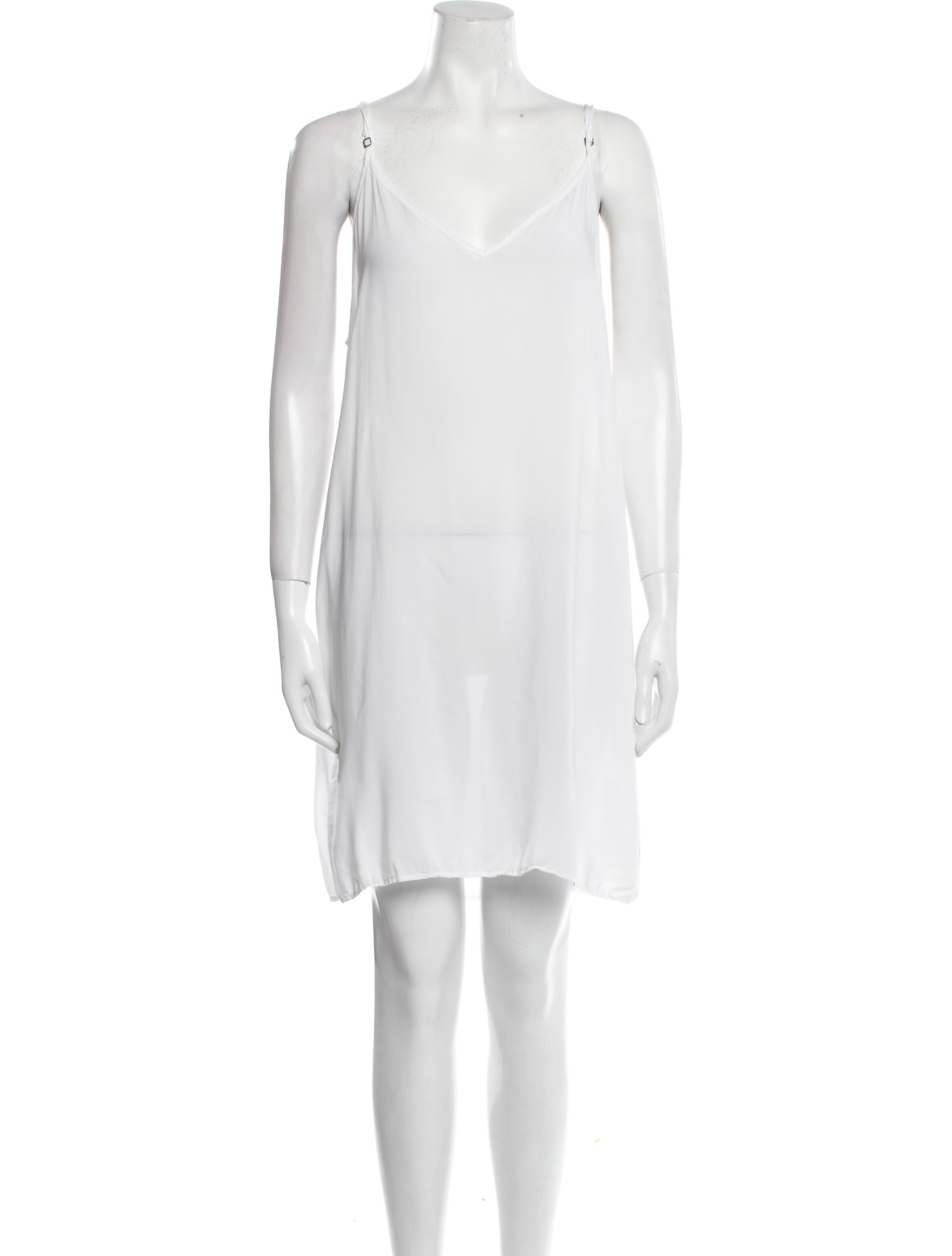 LACAUSA V-Neck Mini Dress