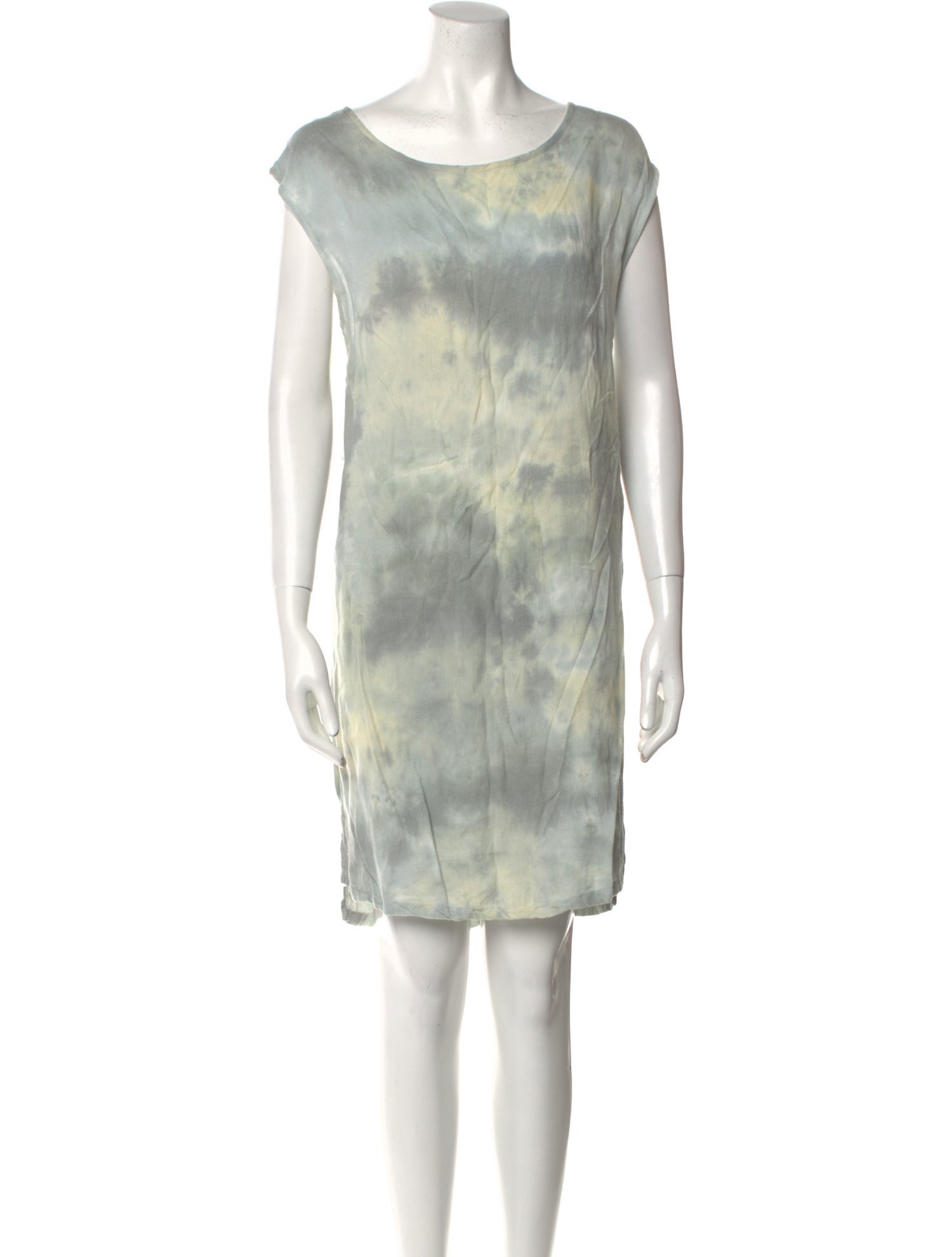 LACAUSA Tie-Dye Print Knee-Length Dress w/ Tags