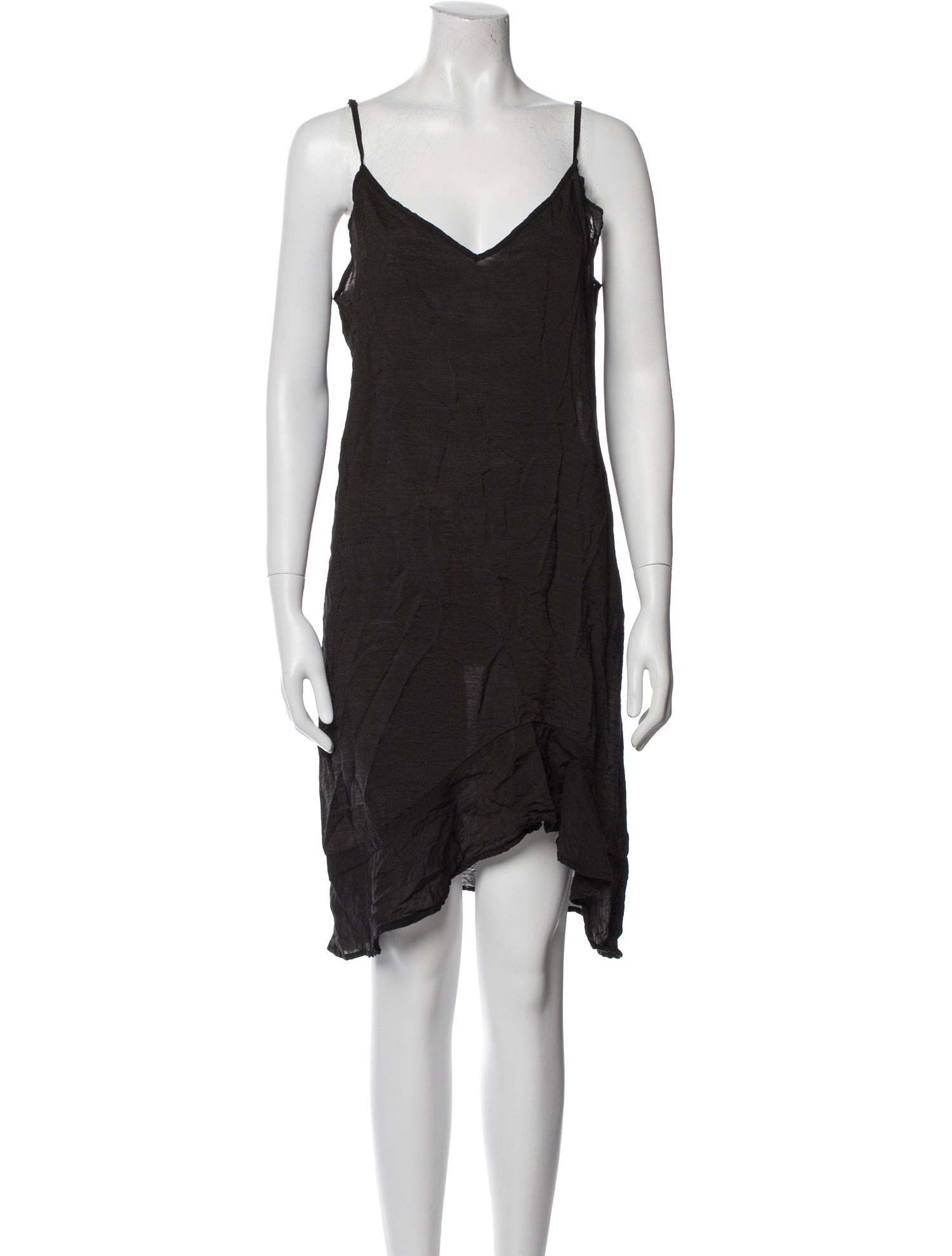 LACAUSA V-Neck Mini Dress