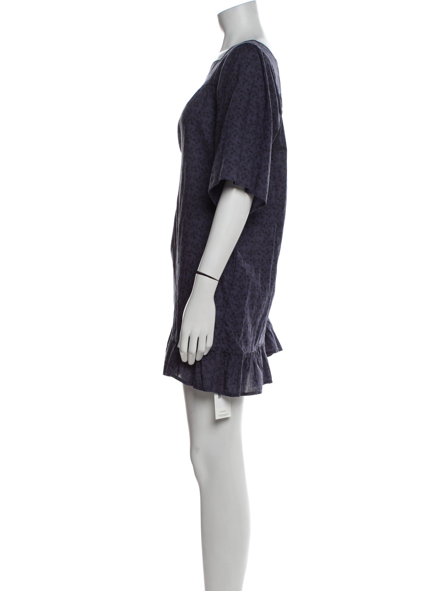 LACAUSA Printed Mini Dress