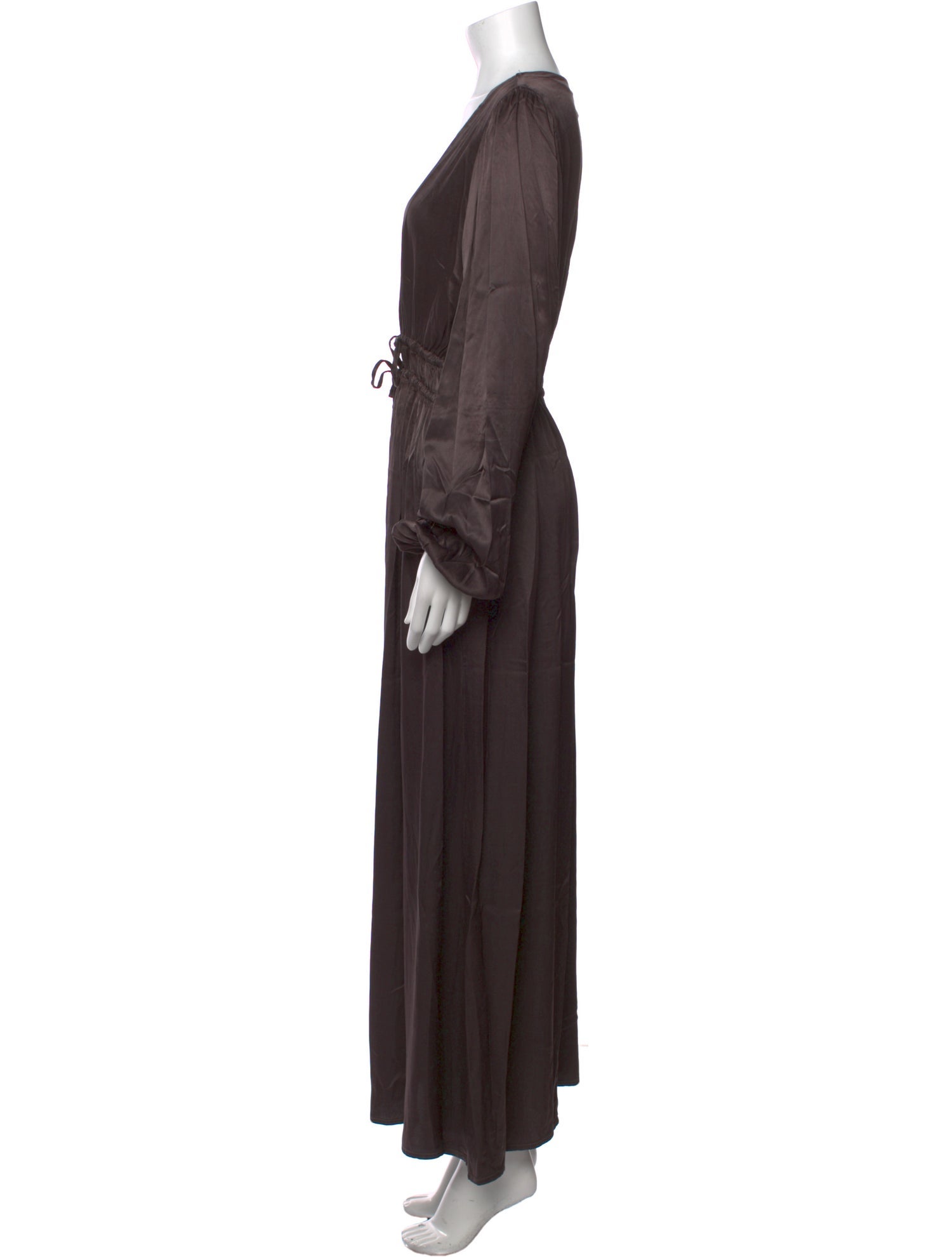 LACAUSA Plunge Neckline Long Dress w/ Tags